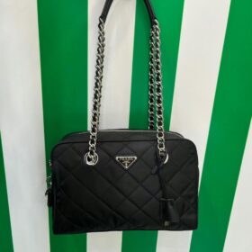 Prada Vintage Nylon Medium Shoulder Bag