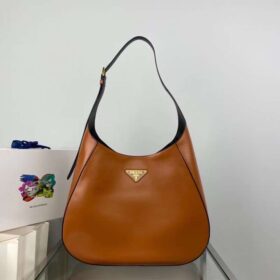 Prada Large Leather Shoulder Bag