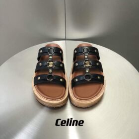 Celine Slides Tippi In Calfskin