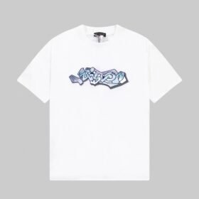 LV 3D Graffiti Embroidered T-Shirt