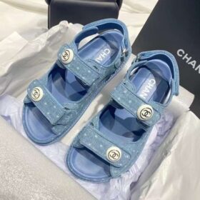 Chanel Denim Dad Sandal