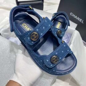 Chanel Denim Dad Sandal