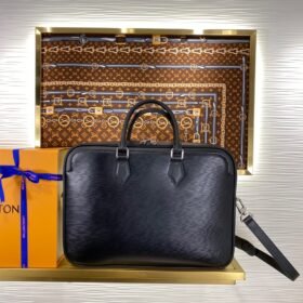 LV Dandy MM Epi Leather Briefcase