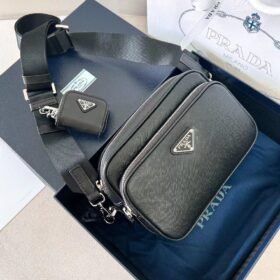 Prada Saffiano Leather Shoulder Bag