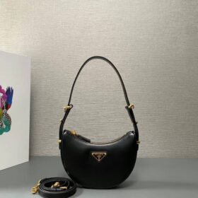 Prada Arqué Leather Mini Shoulder Bag