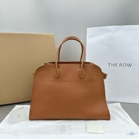 The Row Soft Margaux 17 Bag in Leather