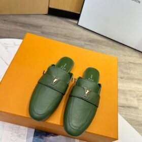 LV Capri Open-Back Loafer