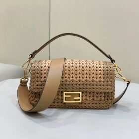 Fendi Baguette Braided Leather Bag