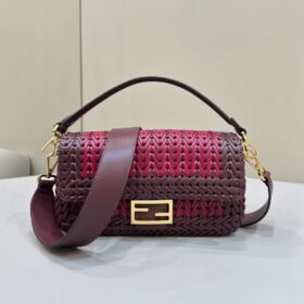 Fendi Baguette Braided Leather Bag