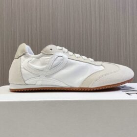 Loewe Ballet Runner Sneakers In Nylon And Calfskin