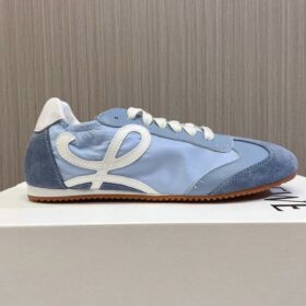 Loewe Ballet Runner Sneakers In Nylon And Calfskin