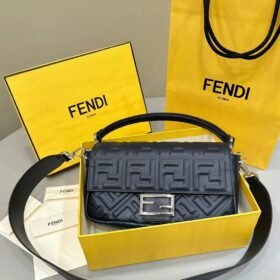 Fendi Baguette Blue Bag