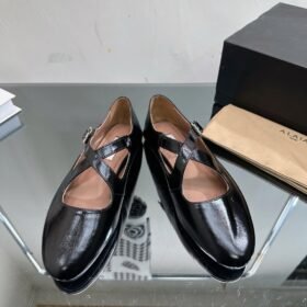 Alaia Criss Cross Ballet Flats