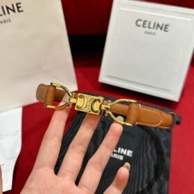 Celine Small Block Triomphe Belt