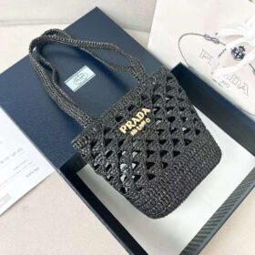 Prada Crochet Tote Bag