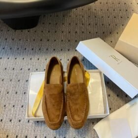 The Row Suede Loafer