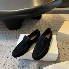 The Row Suede Loafer