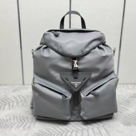 Prada Re-Nylon and Leather Backpack