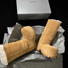 Balenciaga Fur High Boot