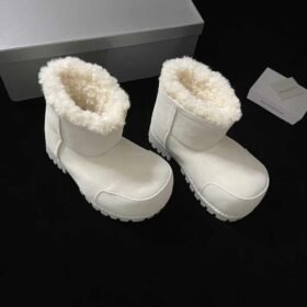 Balenciaga Fur Boot