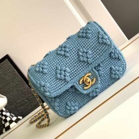 Chanel Mini Raffia Flap Bag