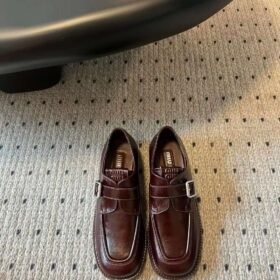 Miu Miu Leather Loafers