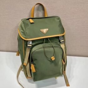 Prada Re-Nylon and Leather Backpack