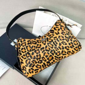 Prada Aimée Large Bag Leopard Print