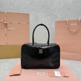 Miu Miu Leather Top Handle Bag