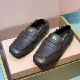 Miu Miu Nappa Leather Loafers