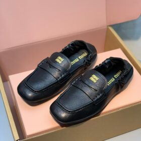 Miu Miu Nappa Leather Loafers