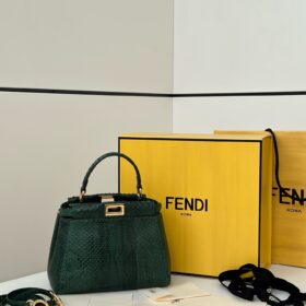 Fendi Peekaboo Iconic Mini Python