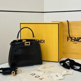 Fendi Peekaboo Iconic Mini Python