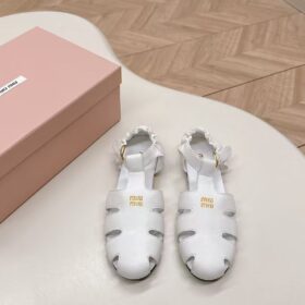 Miu Miu Nappa Leather Ballerinas