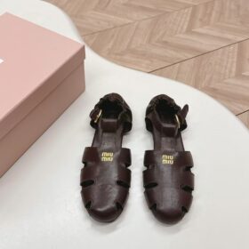 Miu Miu Nappa Leather Ballerinas